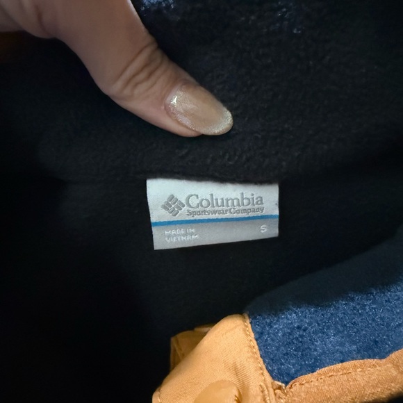 Columbia Two-Tone Fleece with Orange Accents - Picture 2 of 2